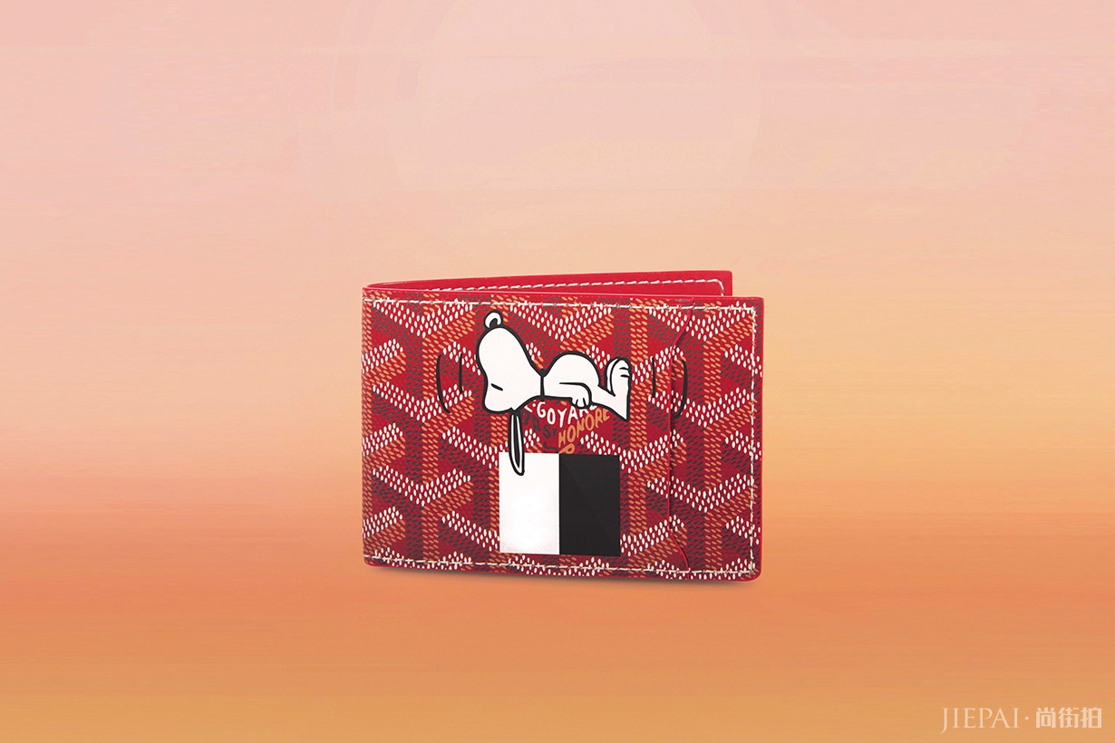 慵懒地躺在手袋上,Snoopy x Goyard 日本店铺独家贩售!