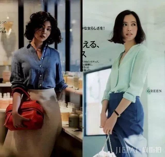 日系风格搭配出来的衬衫,是出了名的有高级感