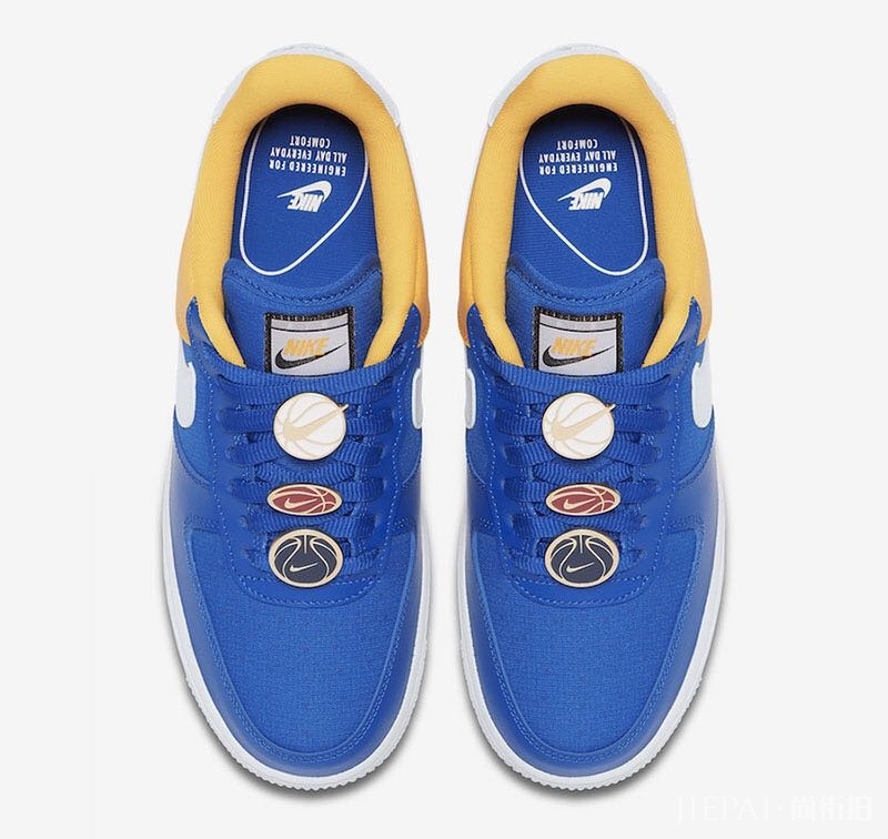金州勇士主题？Nike Air Force 1 Low 现已发售！
