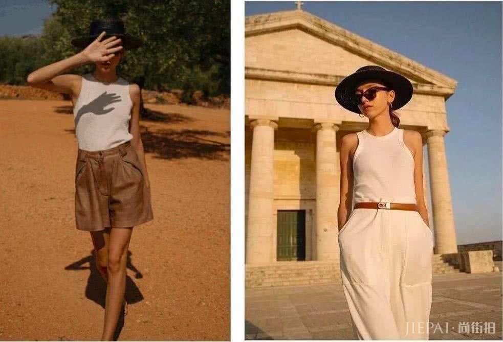 身高158的当红时装博主，用4个色穿出了夏日高级感