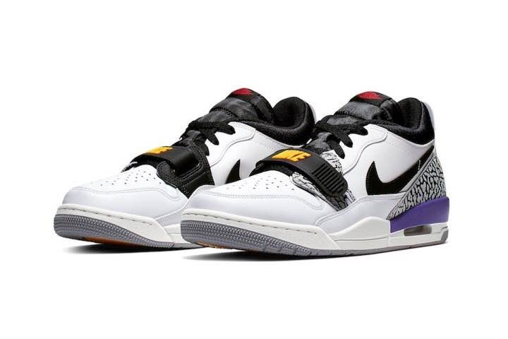 经典紫金回归!Jordan Legacy 312 Low 全新Lakers 配色