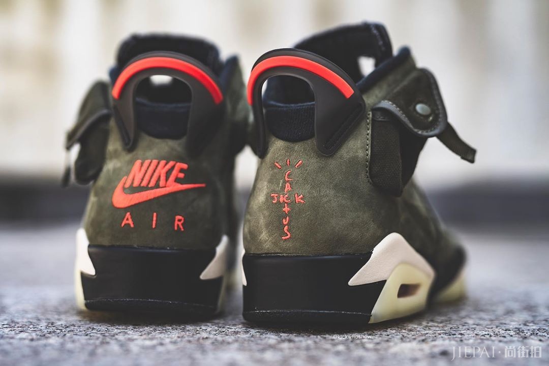 Travis Scott x Air Jordan 6上脚一览,这次一定冲!