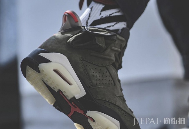 Travis Scott x Air Jordan 6上脚一览,这次一定冲!