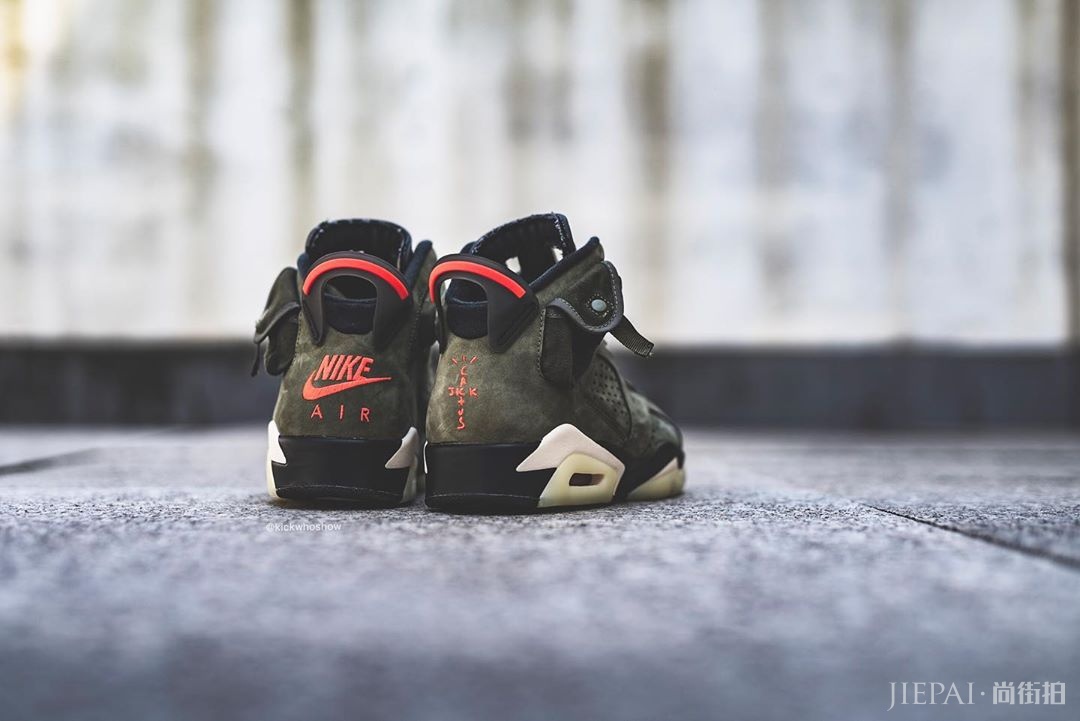 Travis Scott x Air Jordan 6上脚一览,这次一定冲!