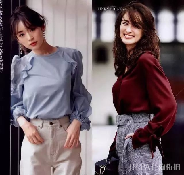 日系风格搭配出来的衬衫,是出了名的有高级感