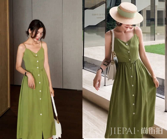 今夏还穿黑色,粉色?out了!“绿衣服”正火热,显活力又清爽