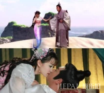同样是“美人鱼”，赵丽颖甜美，乔紫荷温柔，图5惊艳全国！
