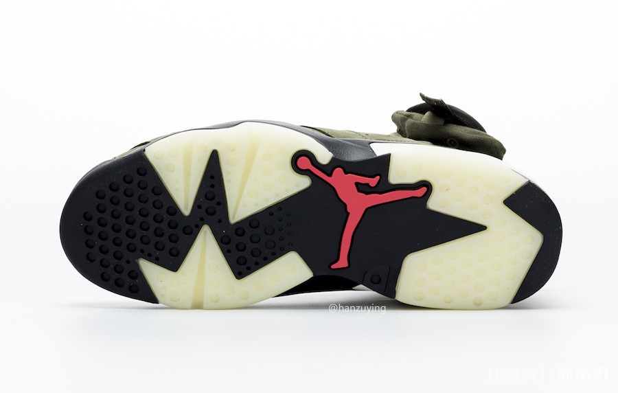 Travis Scott x Air Jordan 6细节图片更新,这款也要抢鞋王?