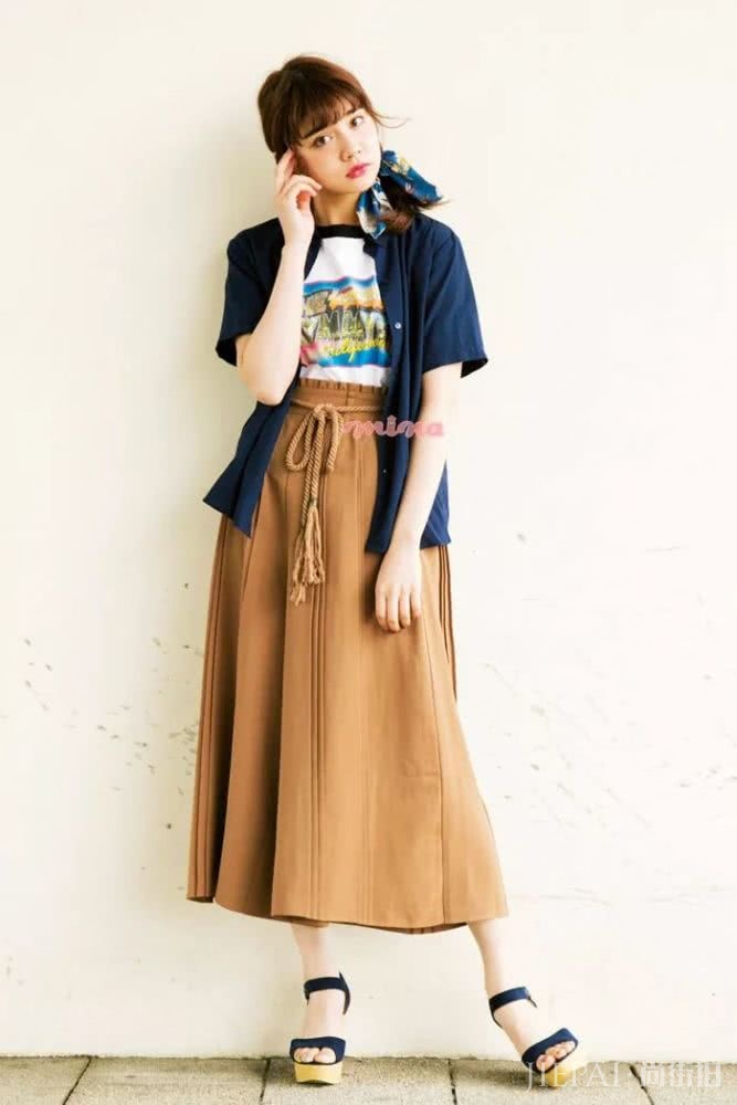 日本模特村田伦子の时髦秘密?一起做“青文字系”女孩