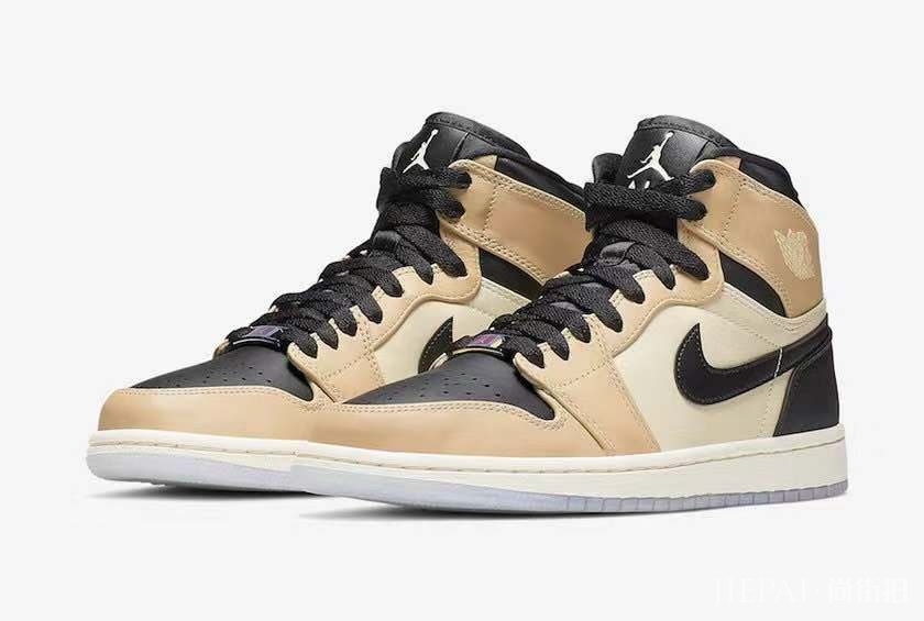 喝口这个奶茶吧!这款 Air Jordan 1 “Fossil” 你喜欢吗?