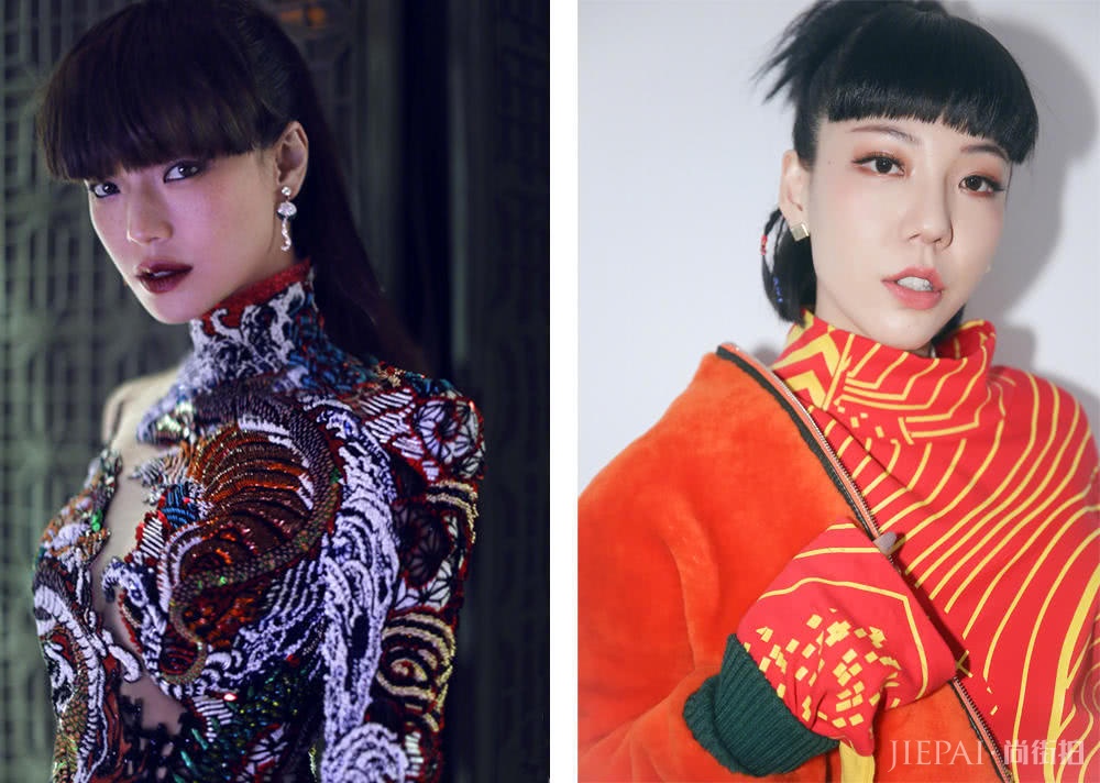 舒淇新发型拍杂志,齐刘海搭配烈焰红唇,复古造型撞脸吴莫愁