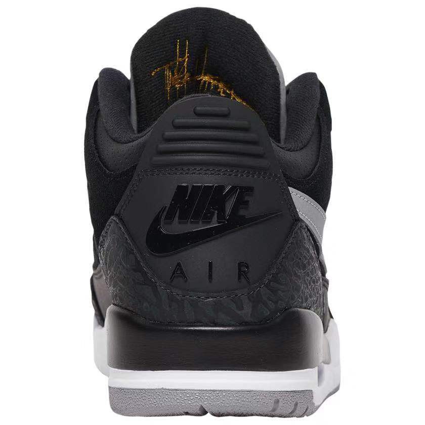 请上好闹铃,Air Jordan 3 Tinker 手稿版黑水泥下周发售!