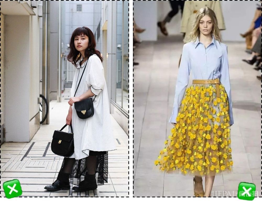 2019夏天流行裙子叠穿大法，时髦又显瘦