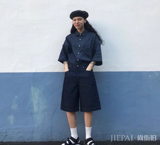 夏季穿搭教科书,当选chic风,美得同时又显瘦