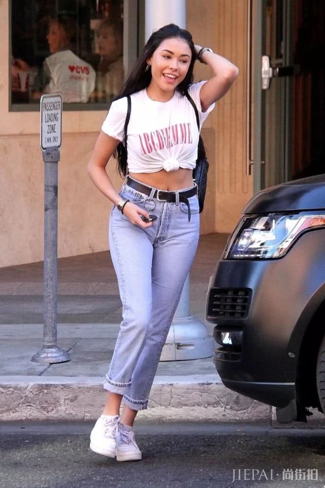 小个子穿搭模板又多一个，160变170得看“啤酒妹”