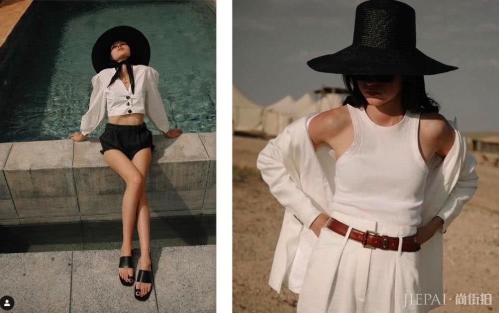 身高158的当红时装博主，用4个色穿出了夏日高级感