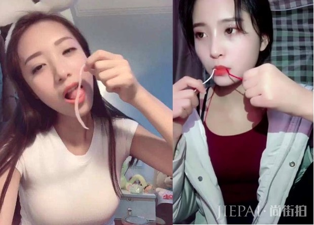 崔雪莉用舌头给樱桃梗打结,网友赞其不仅人长得好看,舌头还灵活