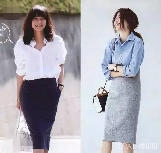 日系风格搭配出来的衬衫,是出了名的有高级感