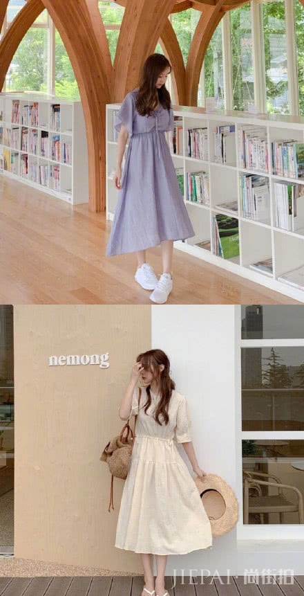 连衣裙夏季必不可少,出游上班都能穿