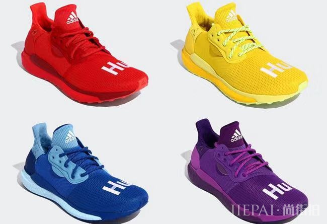 集齐彩虹套装可以召唤什么?4 双亮眼菲董联名 adidas Solar Hu Glide 下月发售!