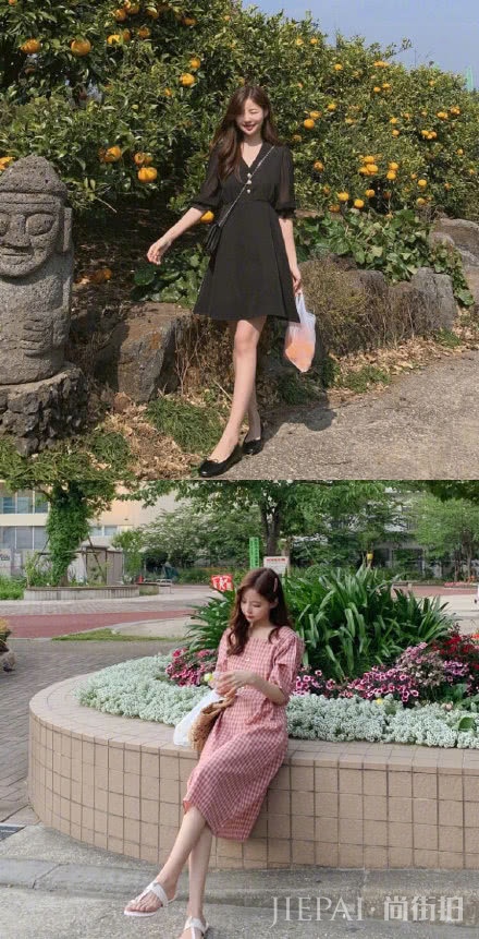 连衣裙夏季必不可少,出游上班都能穿