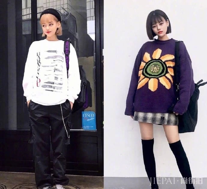 女孩子这样穿才够帅气?用皮裤皮裙穿搭成最酷女孩