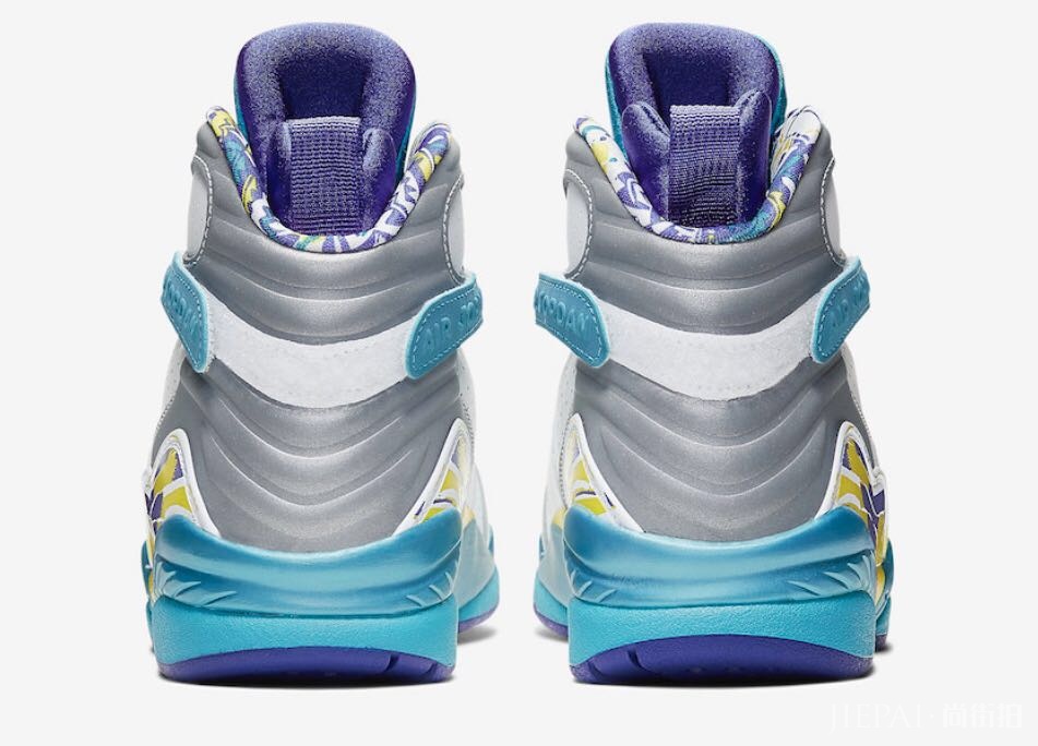 女生专属!Air Jordan8“White Aqua”清爽来袭!