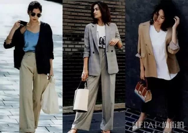 日本杂志穿搭示范，穿出优雅大气的初秋味道