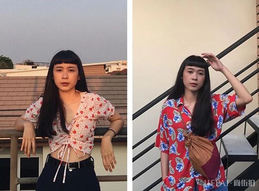 泰国女生的搭配,究竟有什么魅力?看这4个泰国小姐姐的别样穿搭
