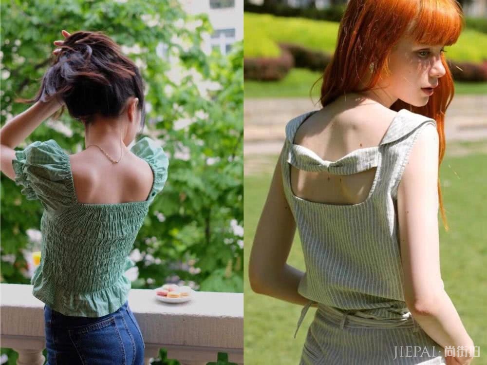 泫雅钟楚曦都穿的牛油果绿,清爽时髦