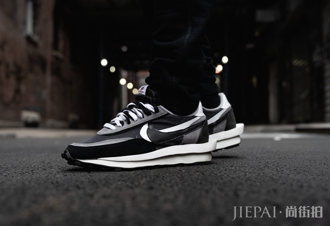 黑灰 Sacai x Nike LDWaffle 再曝实物图!更多细节更多心动!