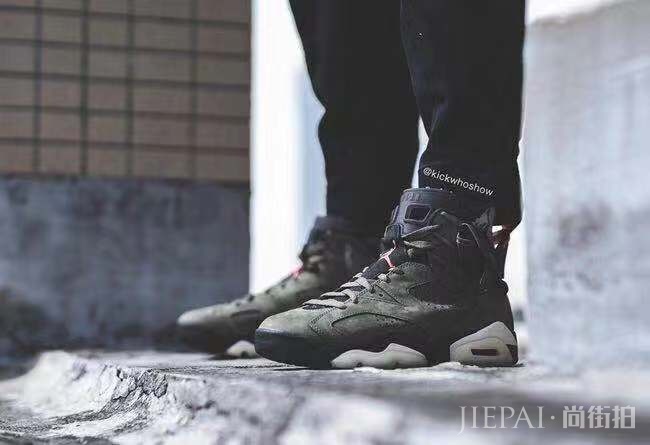 必冲鞋款！？Travis Scott x Air Jordan 6 上脚美图来了！