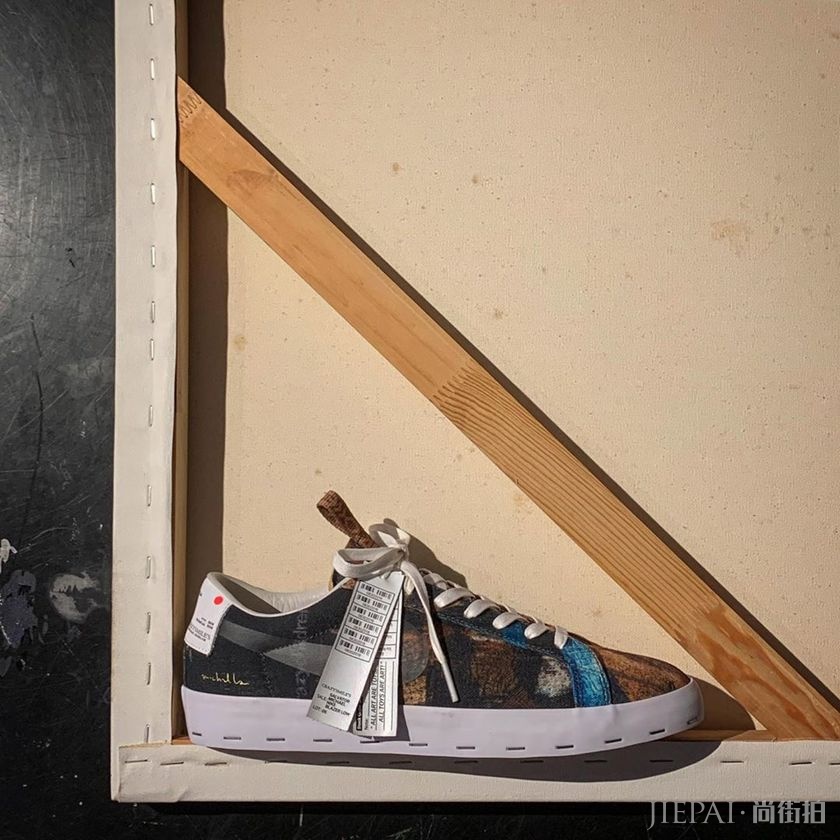 在鞋上画幅油画吧！Michael Lau x Nike SB Blazer 联名即将登场！
