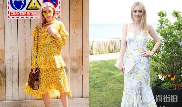 夏日海边度假穿搭,碎花裙花衬衫无袖上衣,清凉时尚拍照好看