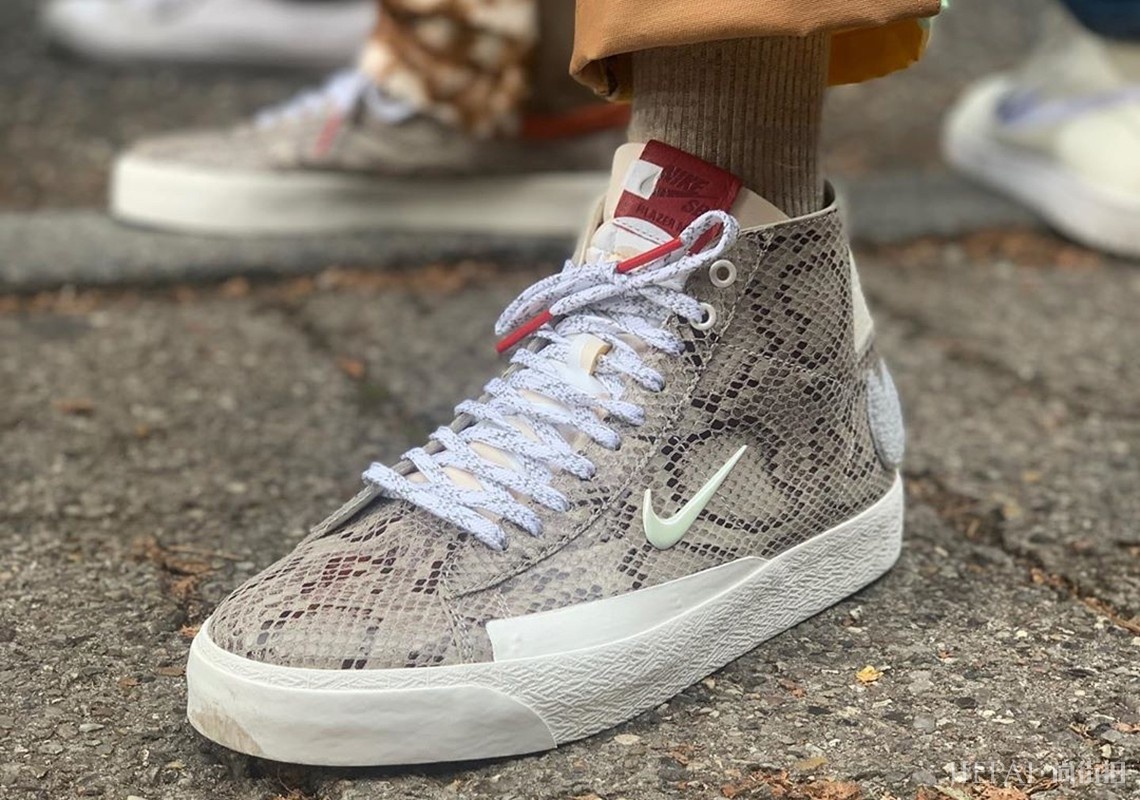 颜值秒杀Virgil Abloh联乘!Soulland x Nike SB Blazer Mid实物细节帅翻!
