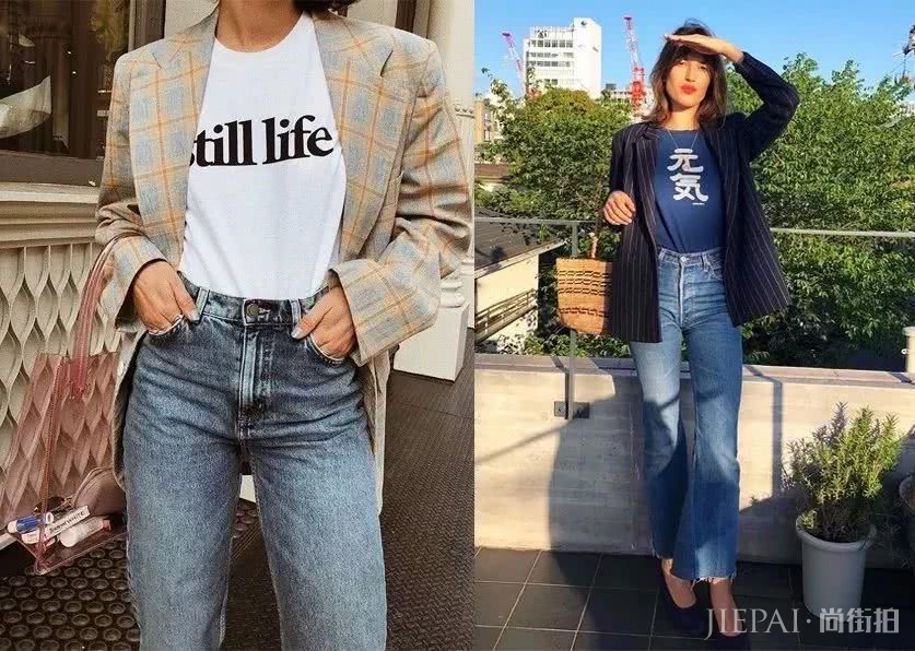 刘雯私服里出镜率最高的三种风格短袖,就这么穿了