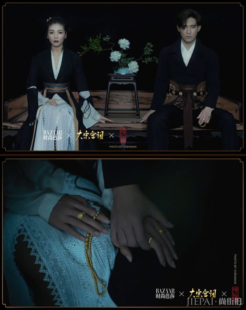 刘涛周渝民大片上线,仿宋式“情侣装”高贵典雅,诠释东方美学