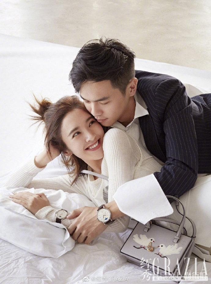 张若昀唐艺昕十指紧扣合拍七夕大片,唐艺昕“望夫眼”甜齁了