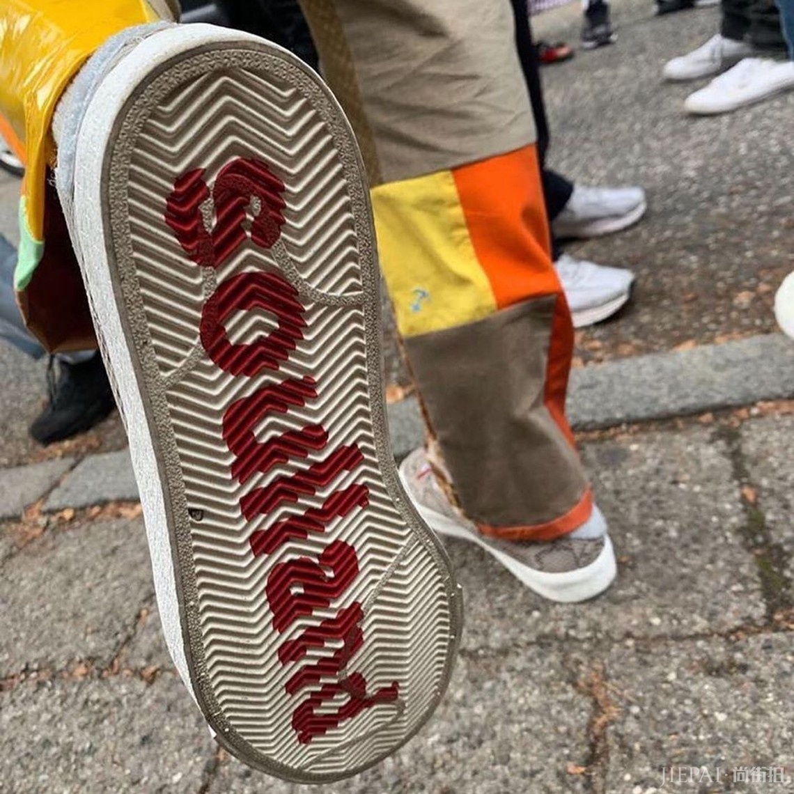颜值秒杀Virgil Abloh联乘!Soulland x Nike SB Blazer Mid实物细节帅翻!