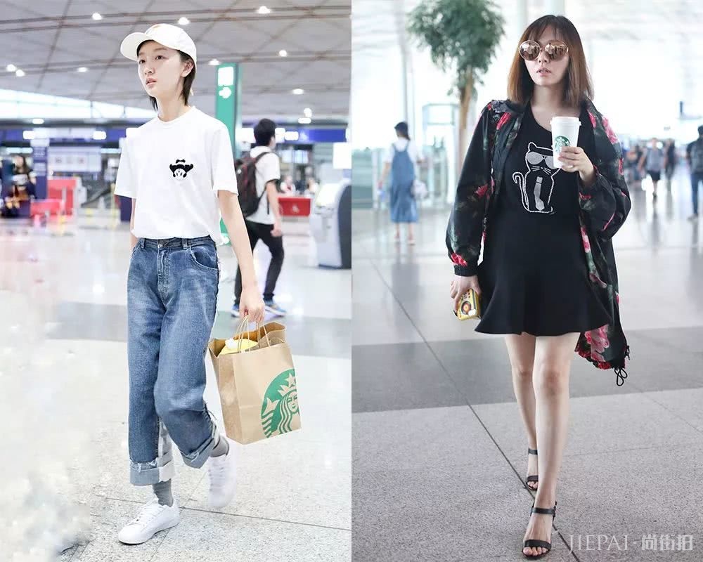 刘雯私服里出镜率最高的三种风格短袖,就这么穿了