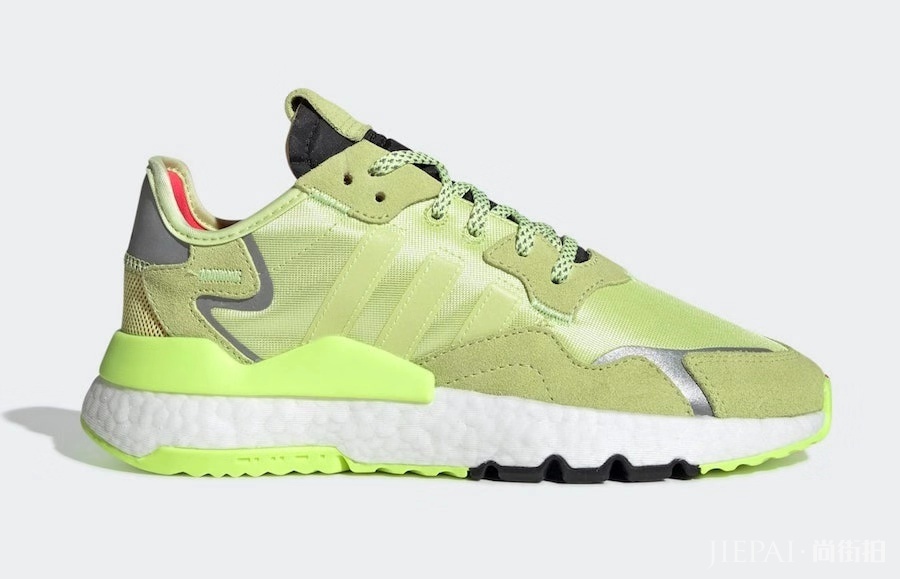 荧光黄+大面积拼接?这双 Nite Jogger 颜值怎么样!
