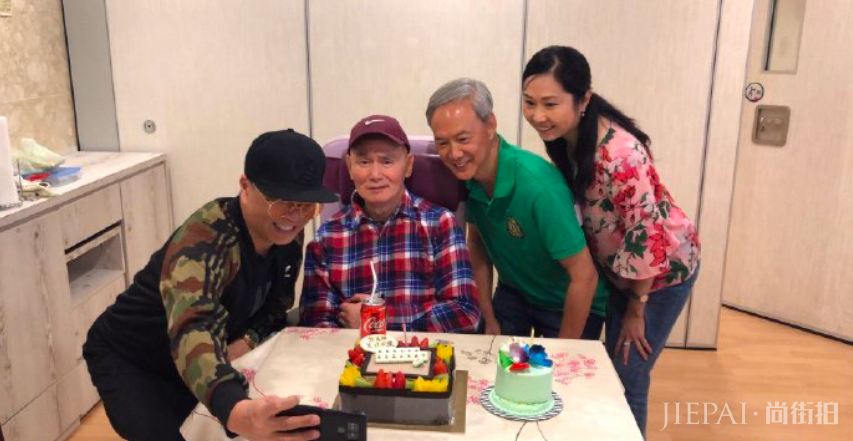 亲生子女不如老友?64岁刘家辉罕见露面,欧阳震华养老院为其庆生