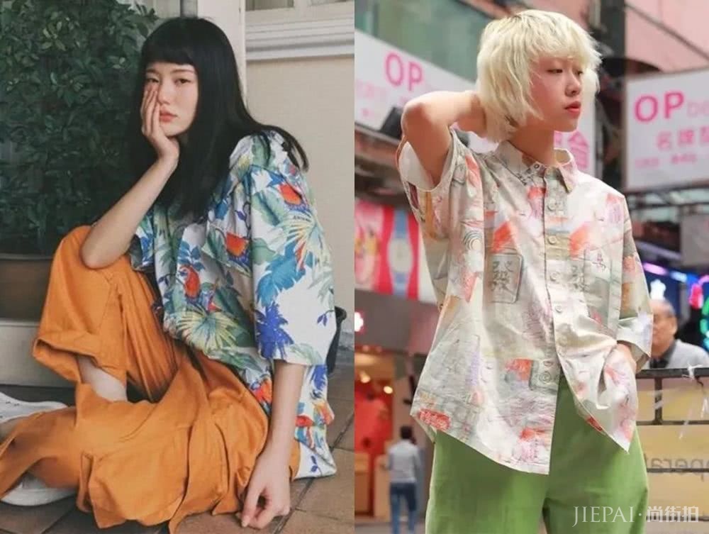 今年流行的衬衫 还真是越花越好看呢