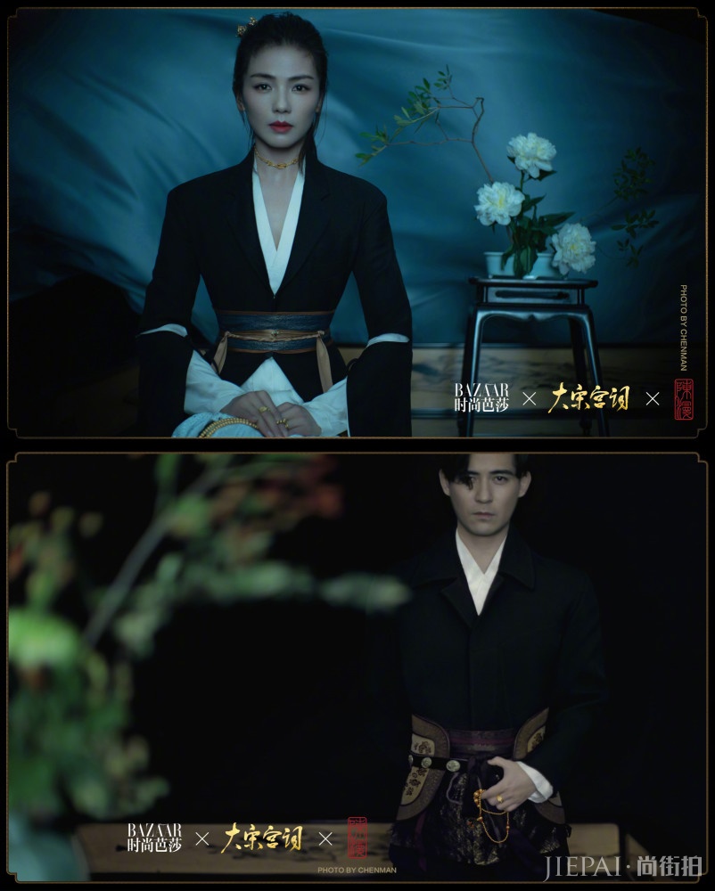 刘涛周渝民大片上线,仿宋式“情侣装”高贵典雅,诠释东方美学