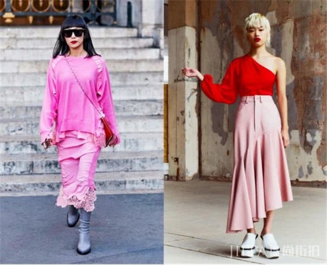 步入中年穿今年流行的“山楂裙”,时髦减龄很优雅