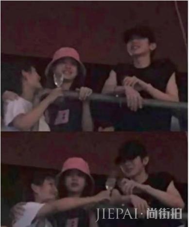 欧阳娜娜蔡徐坤恋爱?谢娜是红娘?疑穿情侣装看张杰演唱会被拍