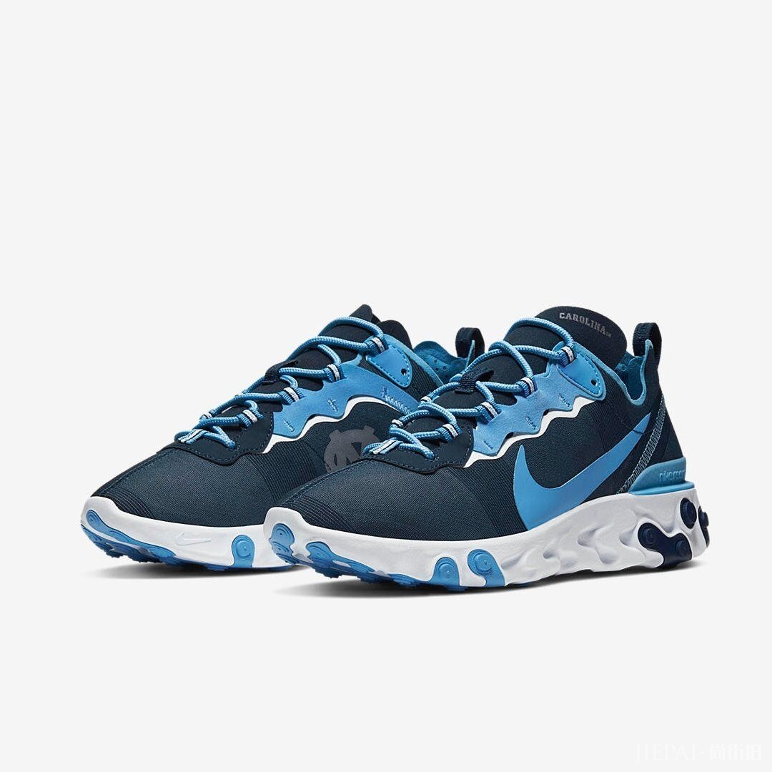 又双叒叕是一双北卡大学专属?这双 Nike React Element 55 你觉得怎么样!?