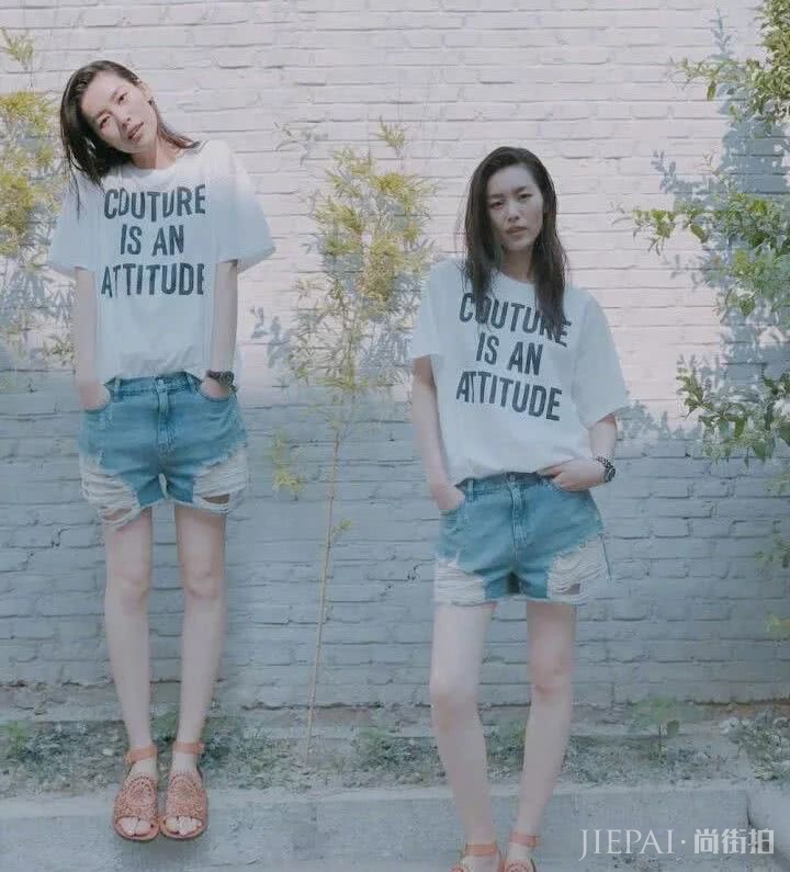 刘雯私服里出镜率最高的三种风格短袖,就这么穿了