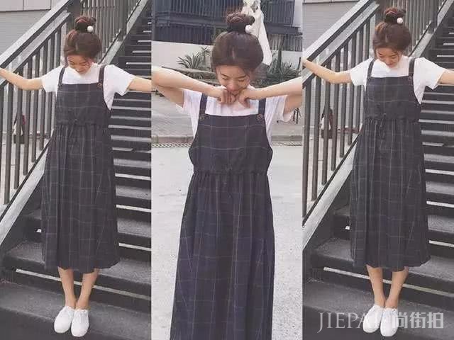 经典黑白配的夏季搭配,怎么穿都美