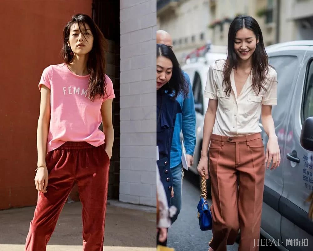 刘雯私服里出镜率最高的三种风格短袖,就这么穿了